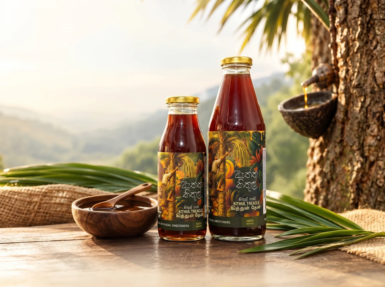 Pure Kithul Treacle (375ml)