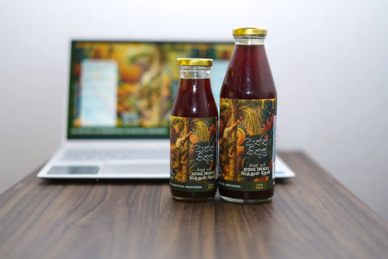 Original Aththa Kithul 375ml and 250ml authentic glass bottles